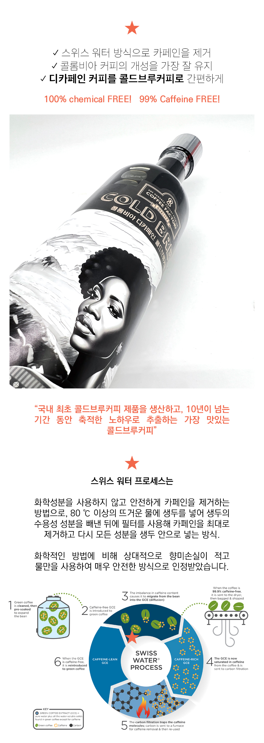 디카페인 콜드브루커피